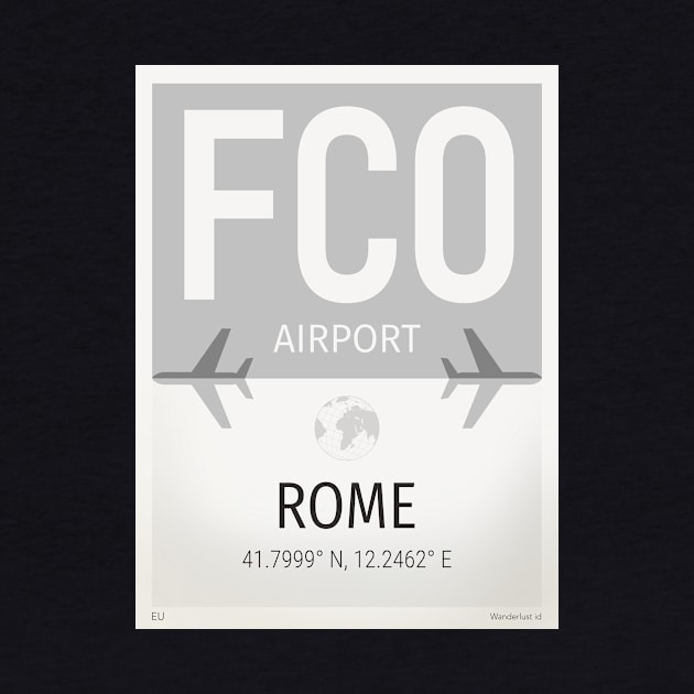 FCO Rome airport by Woohoo